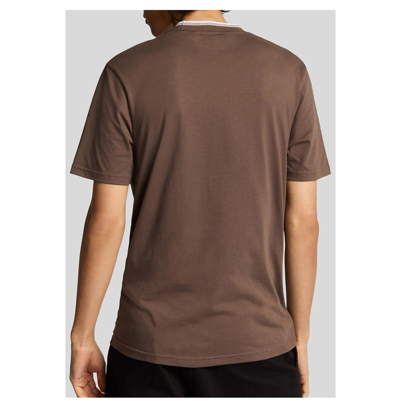 2416208 Lyle & Scott T-Shirt Marrone Stampa Uomo