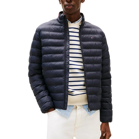2451823 Tommy Hilfiger Jeans Giubbotto Blu Nylon Uomo