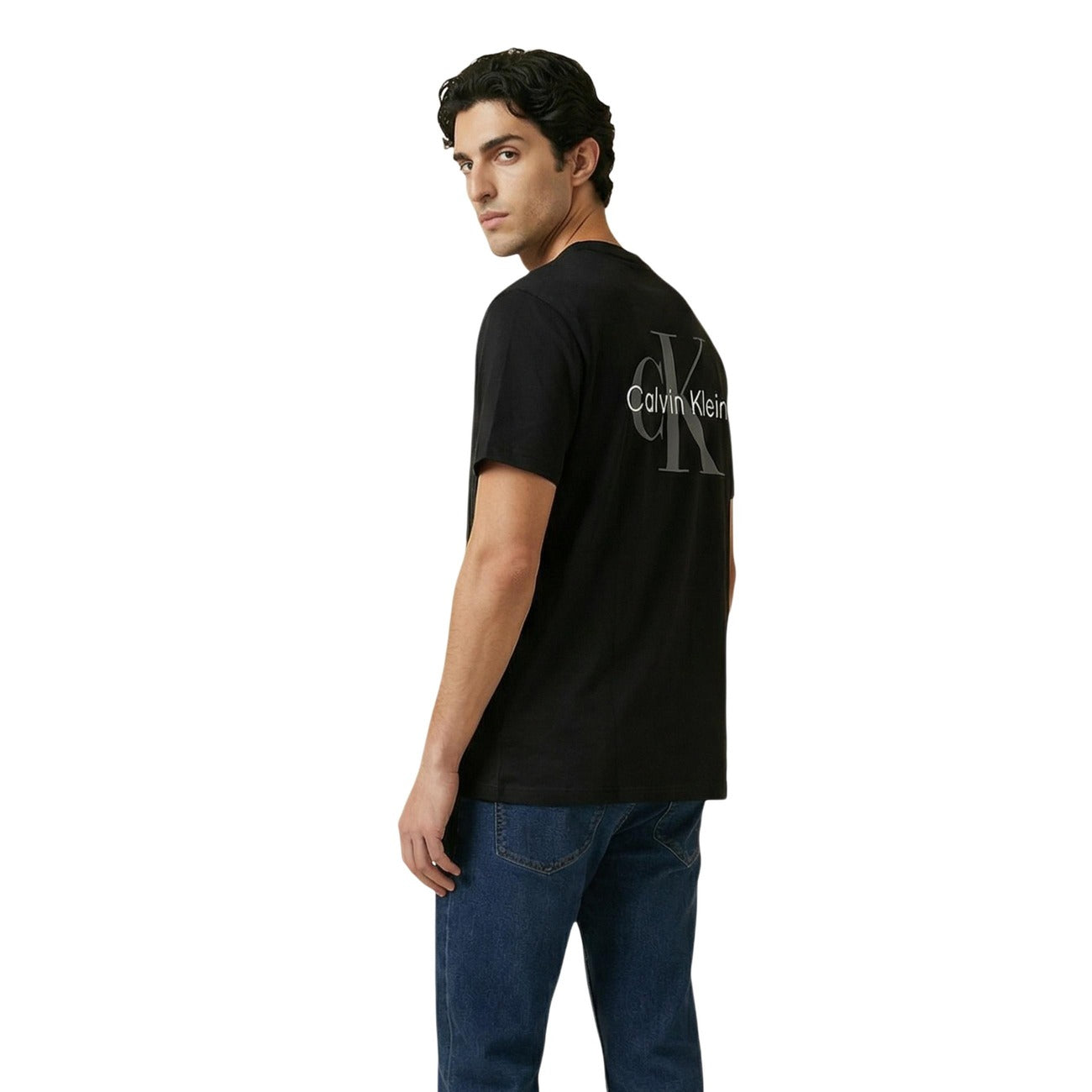 2453404 Calvin Klein Jeans T-Shirt Nero Uomo