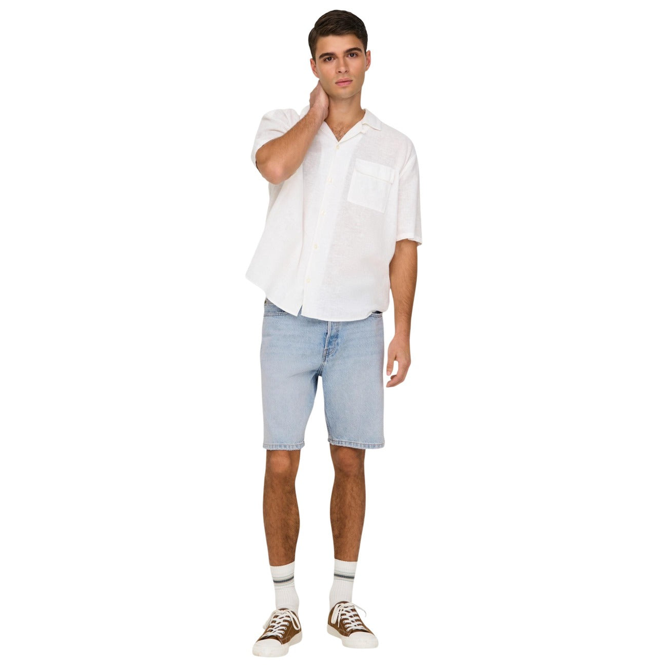 2461665 Only & Sons Bermuda Azzurro Uomo
