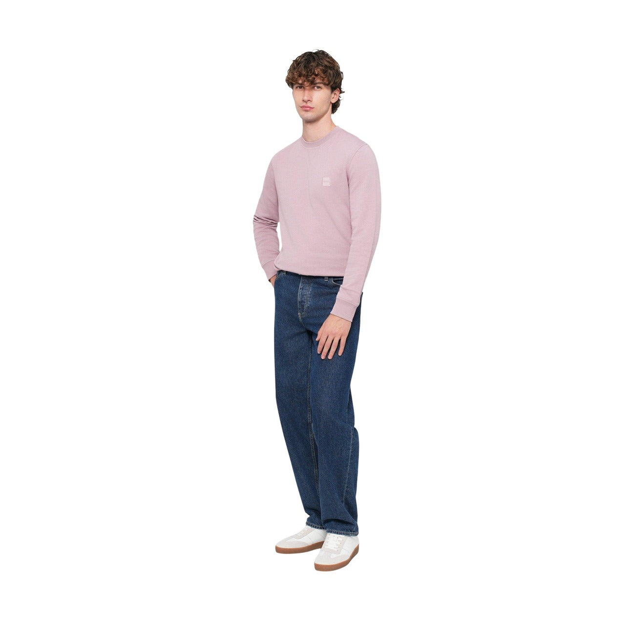 2449322 Boss Felpa Rosa Uomo