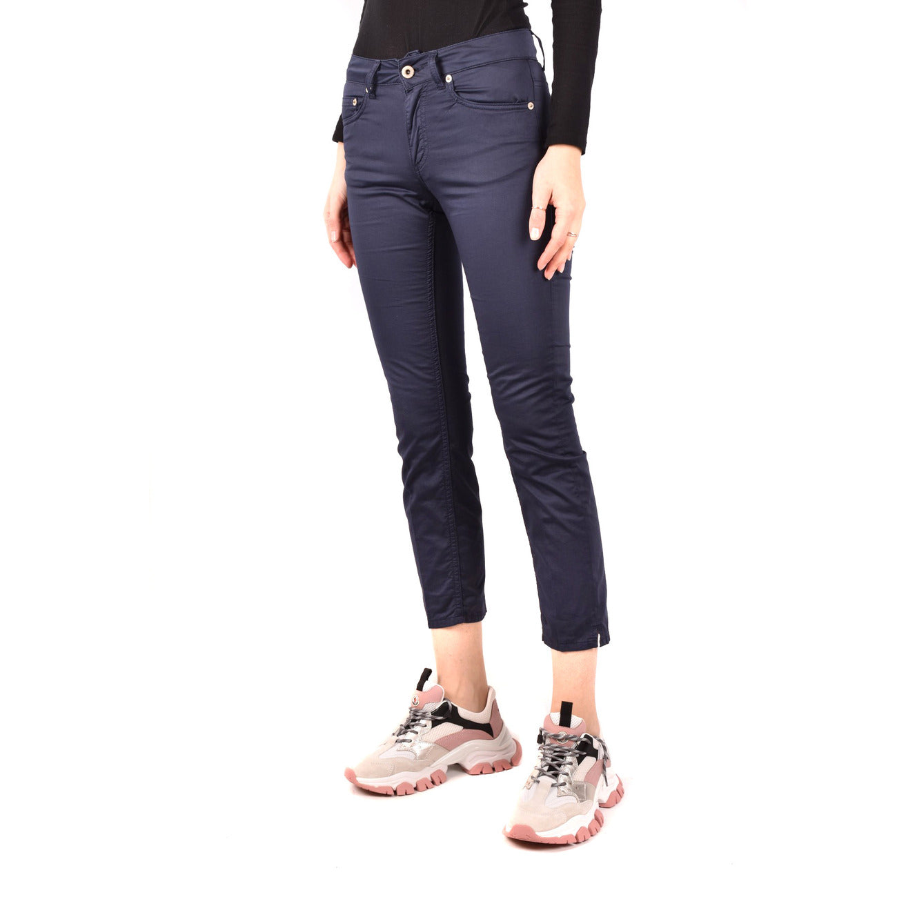 488875 Dondup Pantaloni Blu Donna