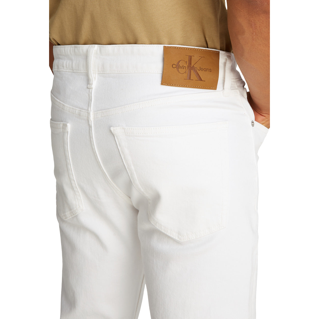 2419848 Calvin Klein Jeans Bianco Uomo