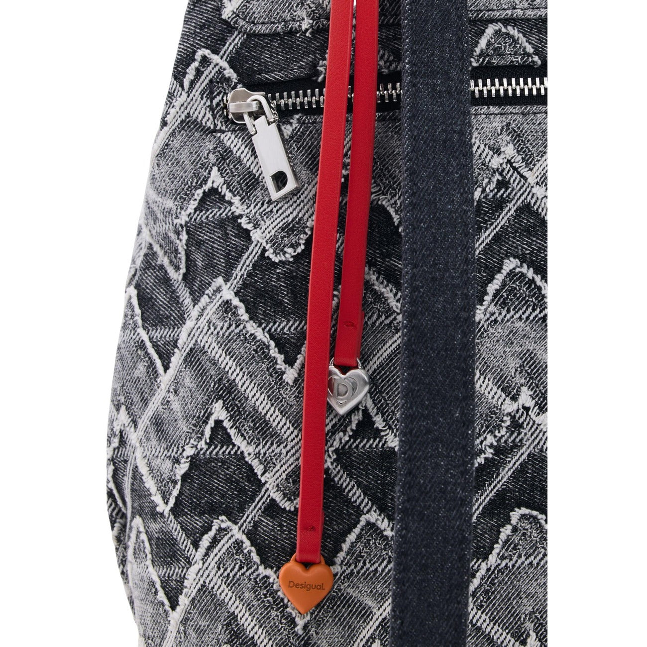 2453179 Desigual Zainetto Grigio Tessuto