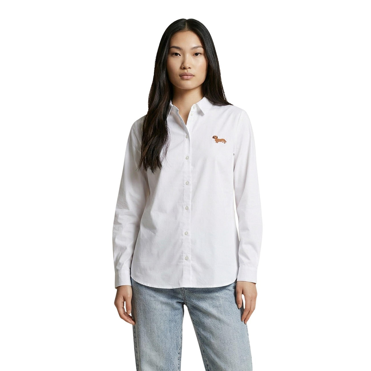 2454214 Jacqueline De Yong Camicia Donna Beige Cotone