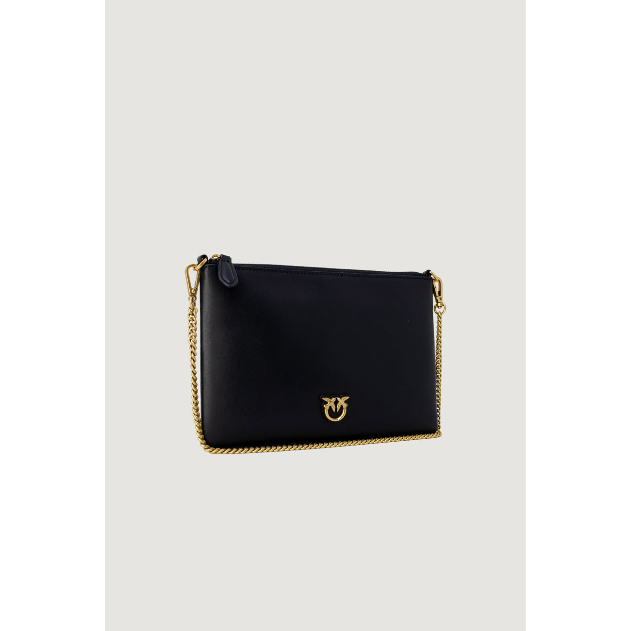 428196 Pinko Borsa Tracolla Nera Ecopelle Cerniera Donna