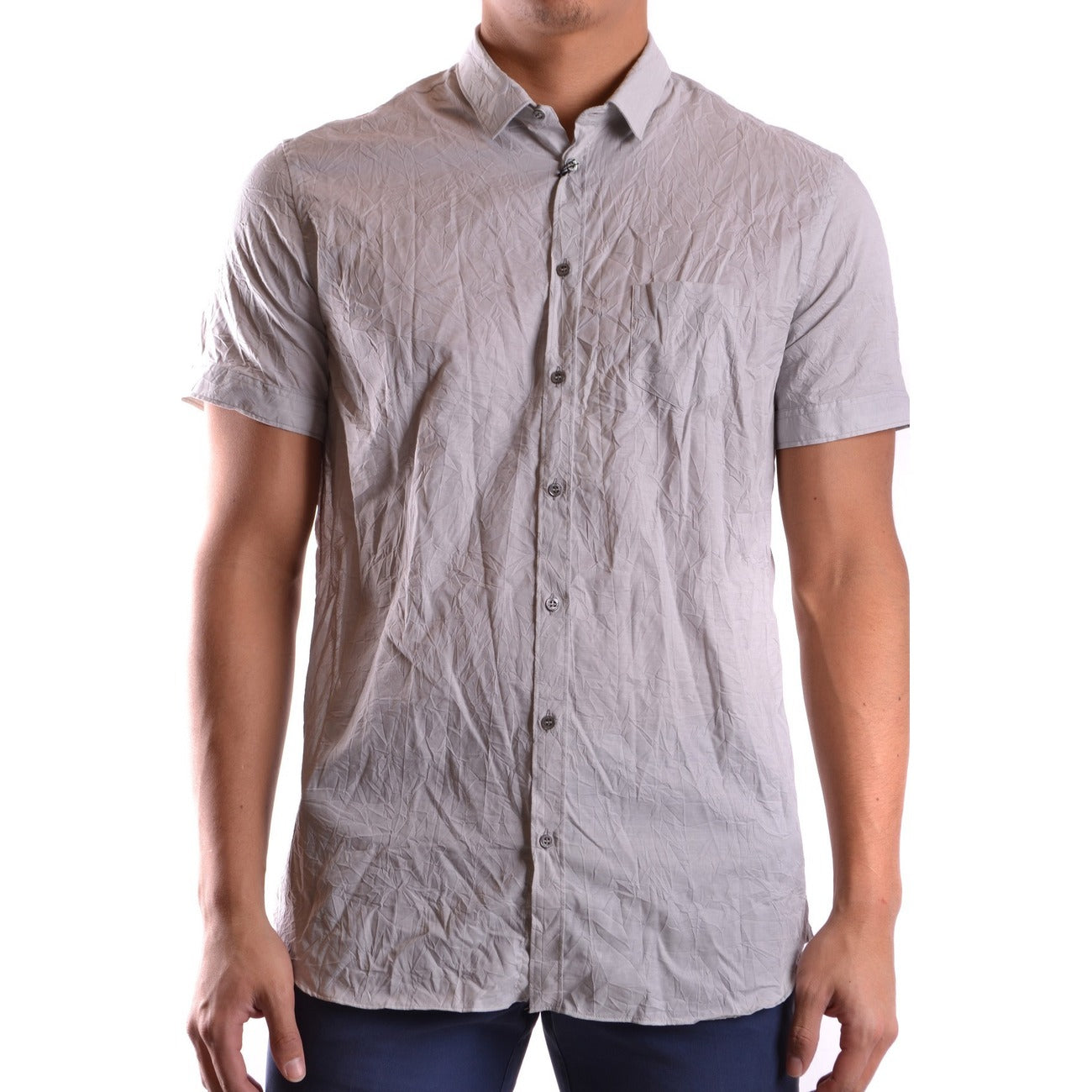 2430852 Neil Barrett Camicia Grigio Cotone Uomo