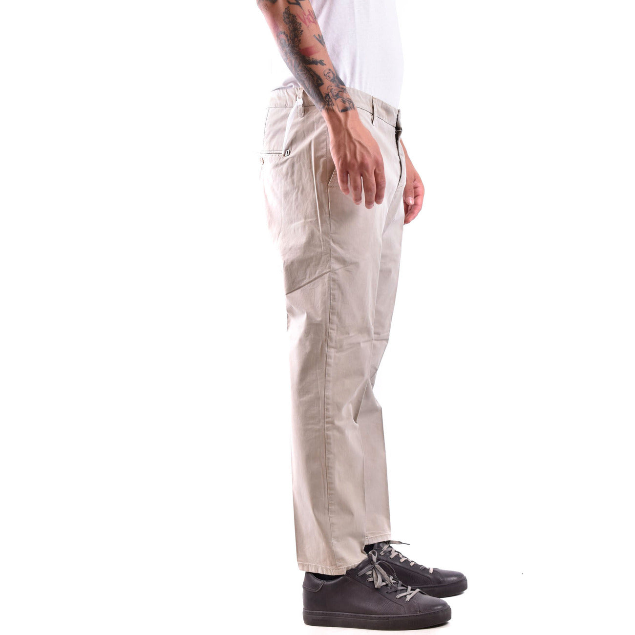 2429974 Dondup Pantaloni Beige 100% Cotone Uomo
