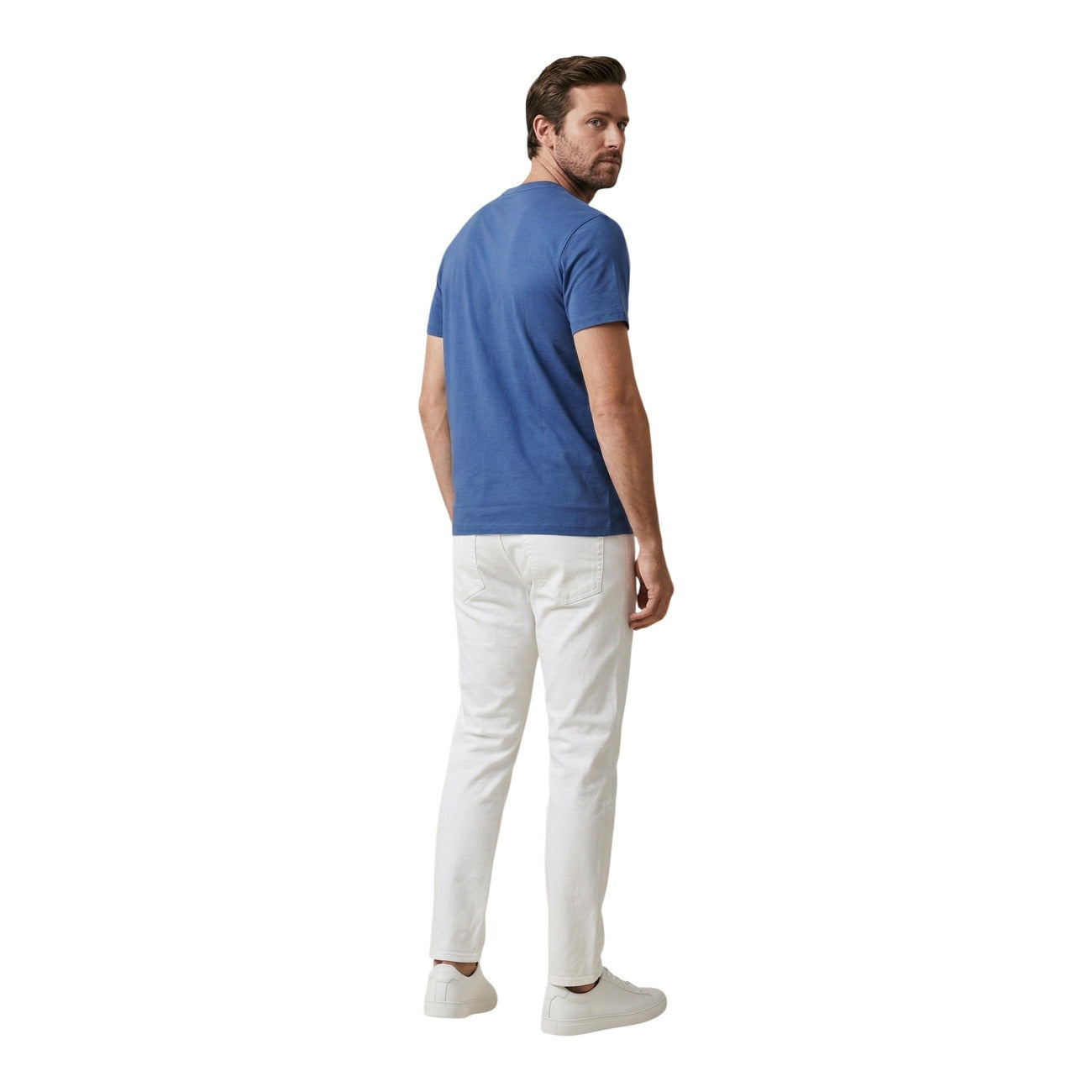 2452648 Calvin Klein Jeans Pantaloni Bianco Cotone Uomo