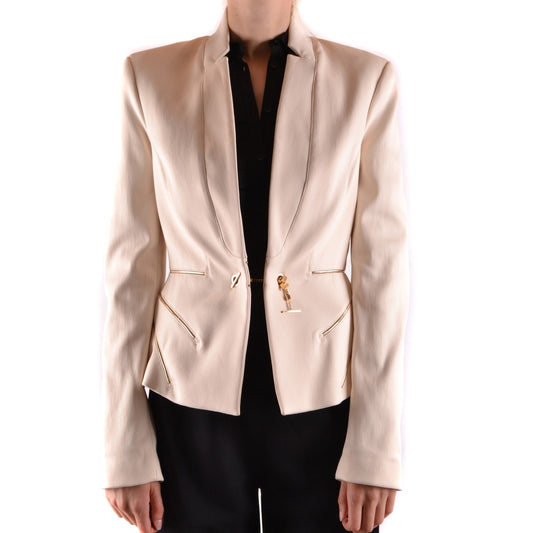 486614 Elisabetta Franchi Giacca Bianco Donna Primavera/Estate