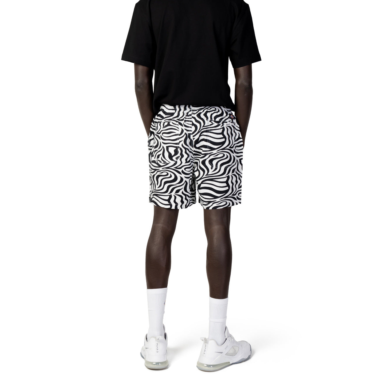 1074260 Dickies Bermuda Bianco Stampa Uomo