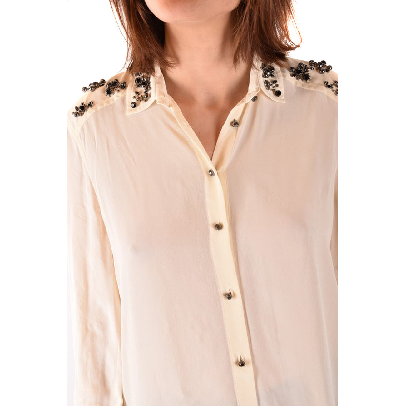 2423009 Pinko Camicia Bianca in Acrilico Donna