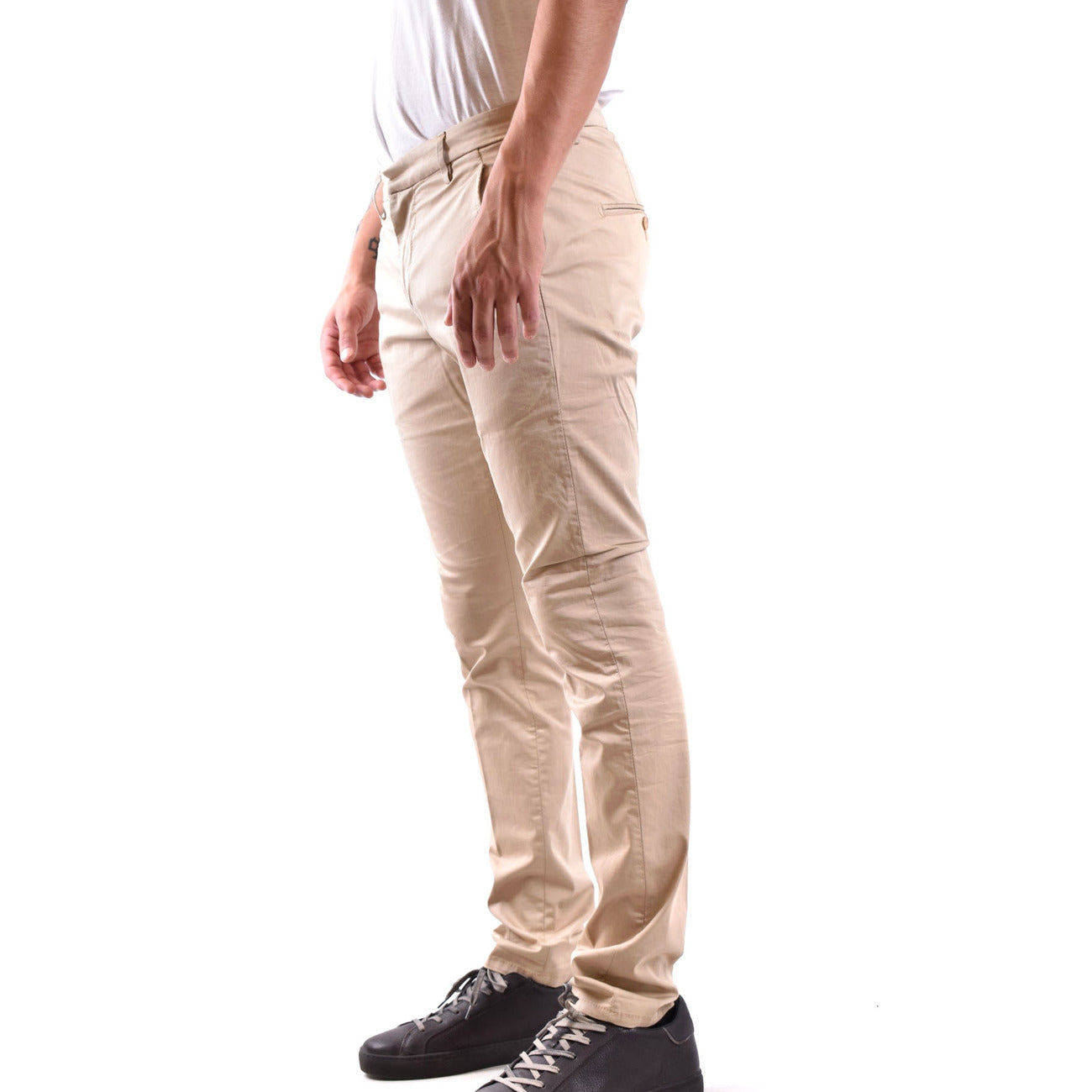 2429594 Dondup Pantaloni Beige 100% Cotone Uomo