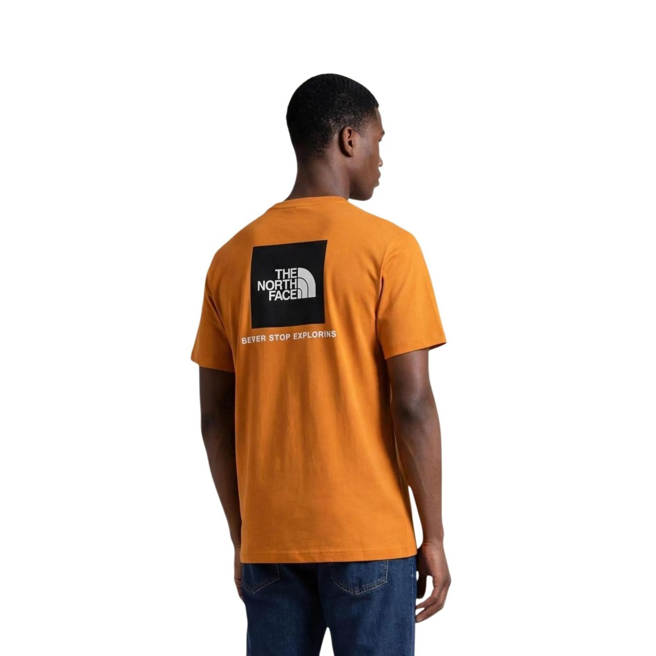 2456962 The North Face T-Shirt Arancione Stampa Uomo
