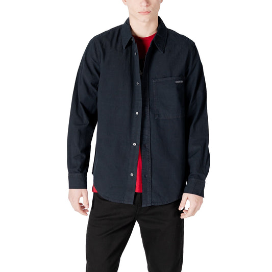 2416512 Calvin Klein Jeans Camicia Nera Uomo