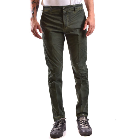 2428952 Dondup Pantaloni Verde 100% Cotone Uomo