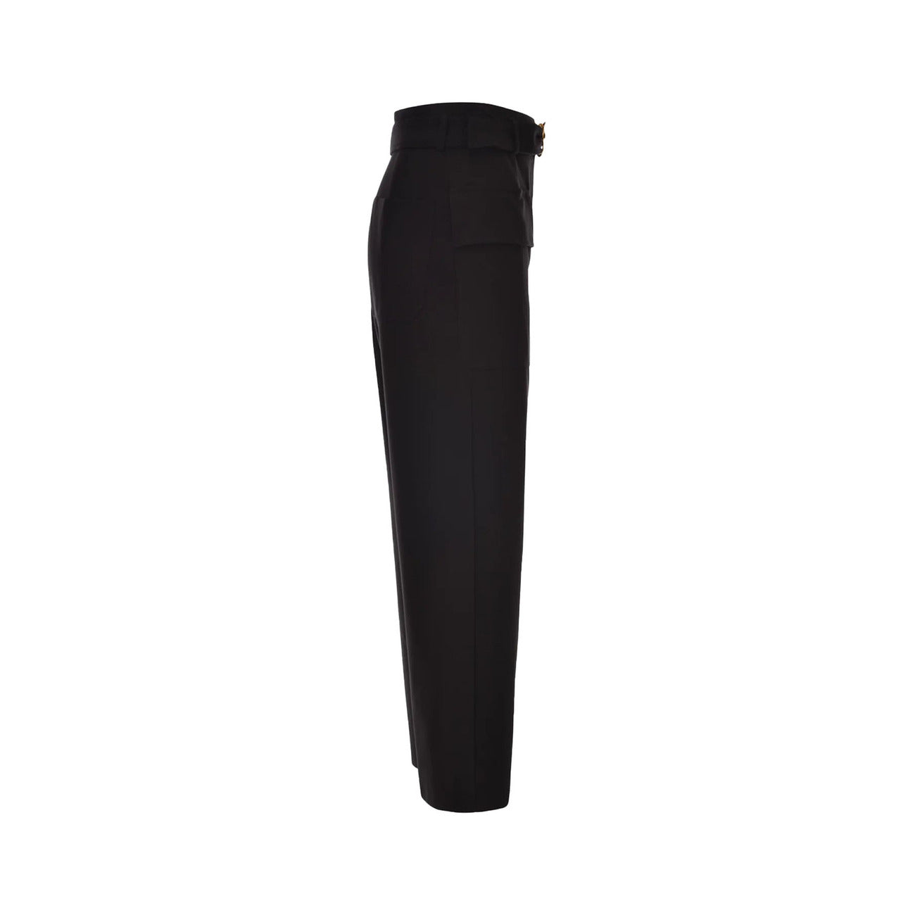 2422968 Pinko Pantaloni Neri Viscosa Multitasche Donna