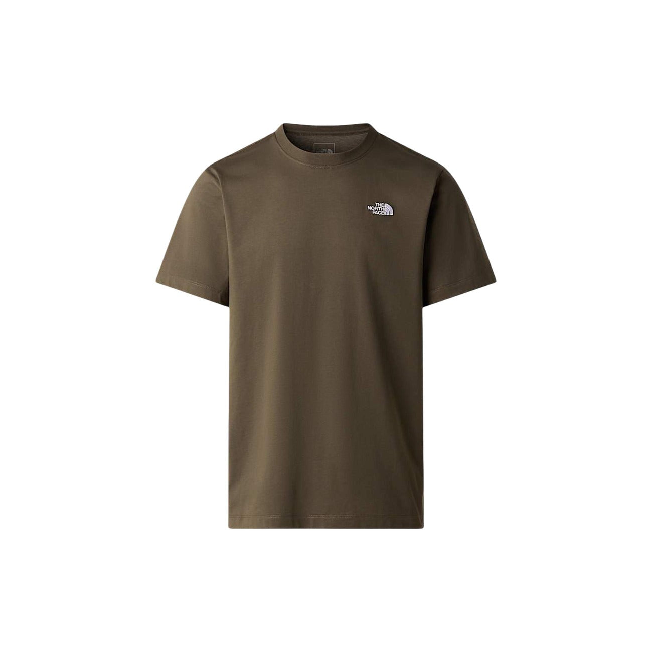 2450499 The North Face T-Shirt Verde Cotone Poliestere Uomo