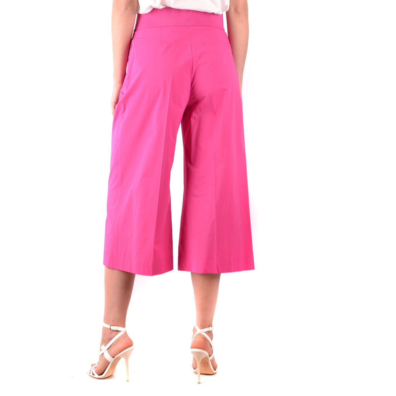 2423352 Pinko Pantaloni Fuxia Donna Cotone 100% Lacci