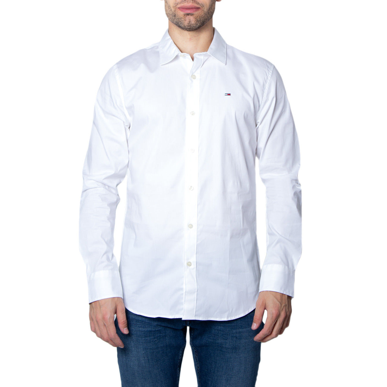 280687 Tommy Hilfiger Camicia Bianca Uomo