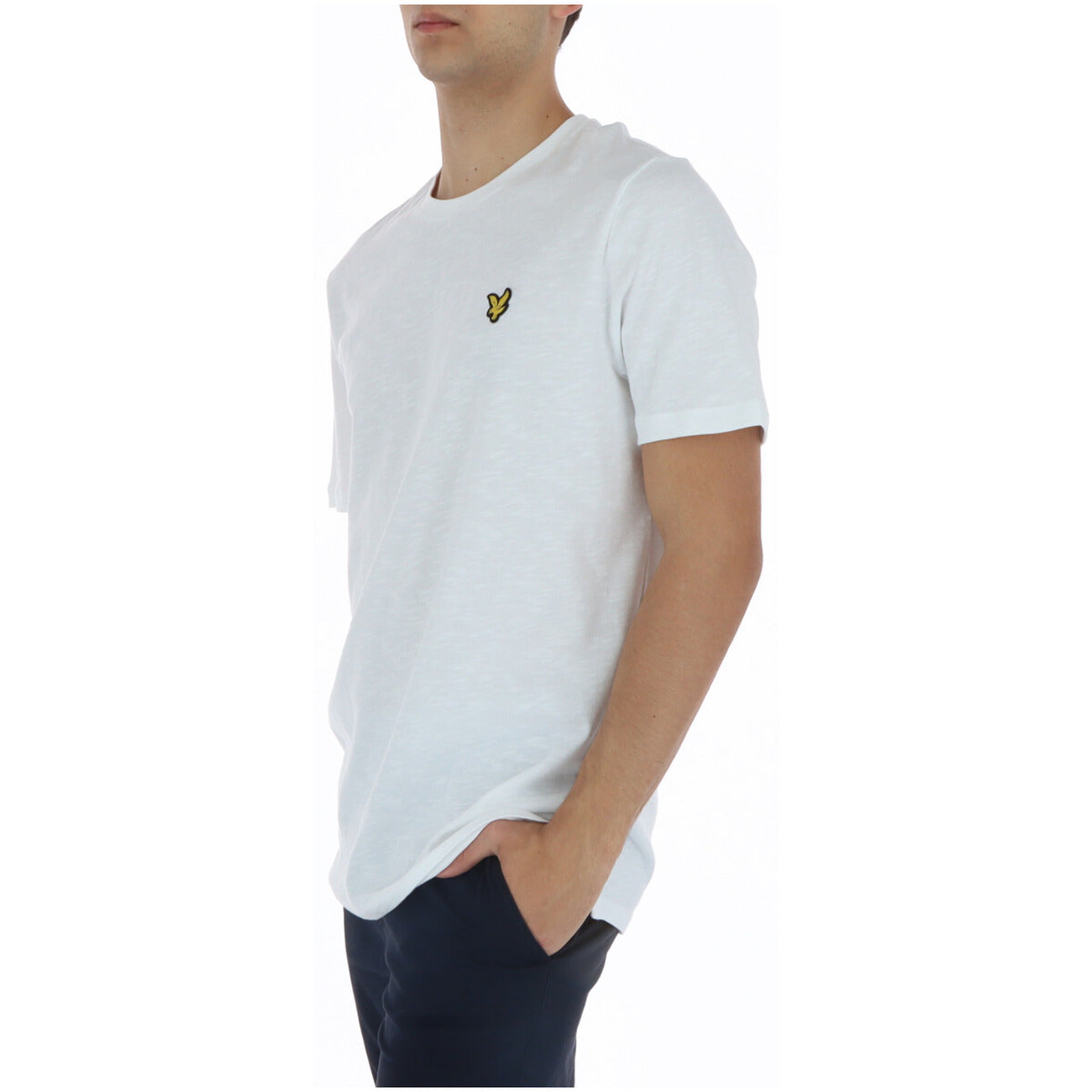 2217253 Lyle & Scott T-Shirt Bianco Stampa Uomo