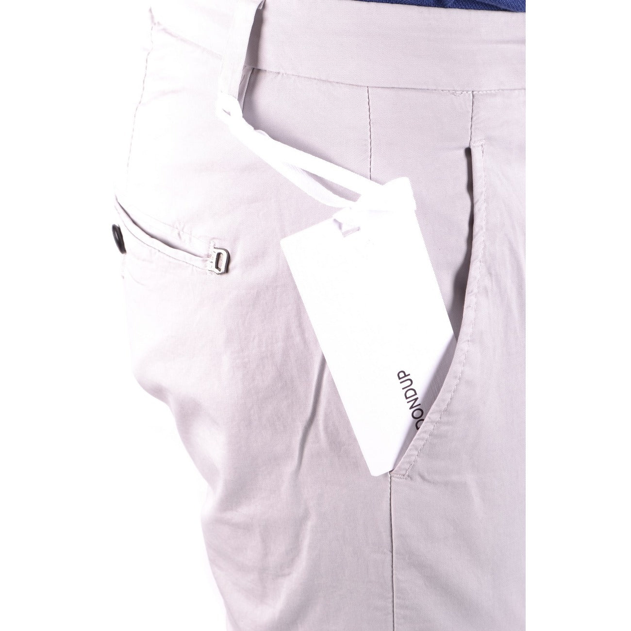 2429837 Dondup Pantaloni Grigio Cotone Elastan Uomo