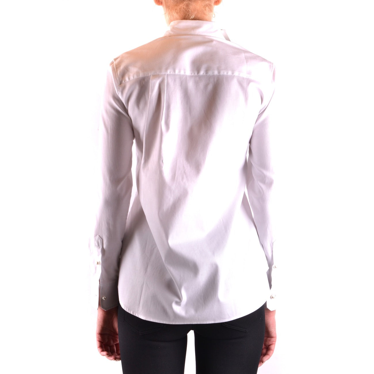 487470 Golden Goose Camicia Bianca Maniche Lunghe Donna