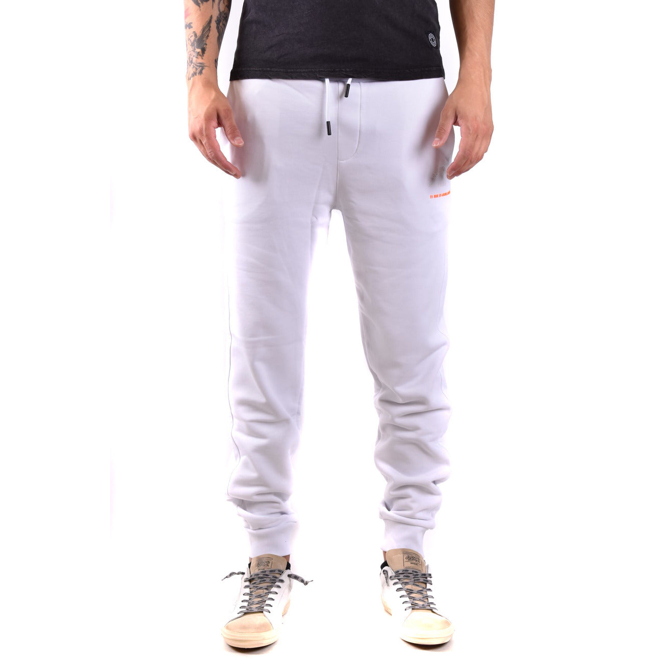 2442902 Karl Lagerfeld Pantaloni Bianco Cotone Uomo