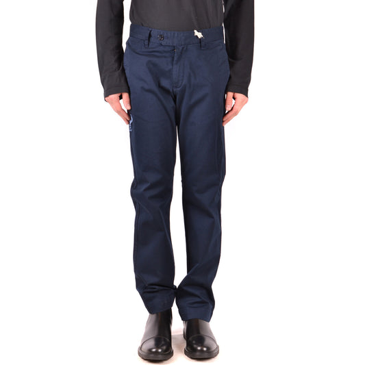 2449164 La Martina Pantaloni Blu Cotone Uomo