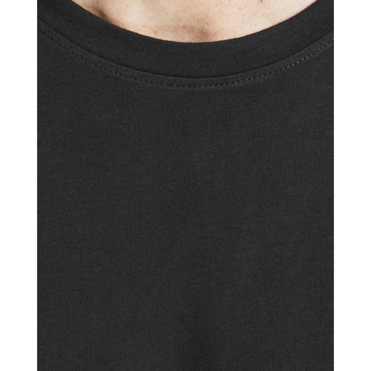 2425001 Jack & Jones T-Shirt Nera Maniche Lunghe Uomo
