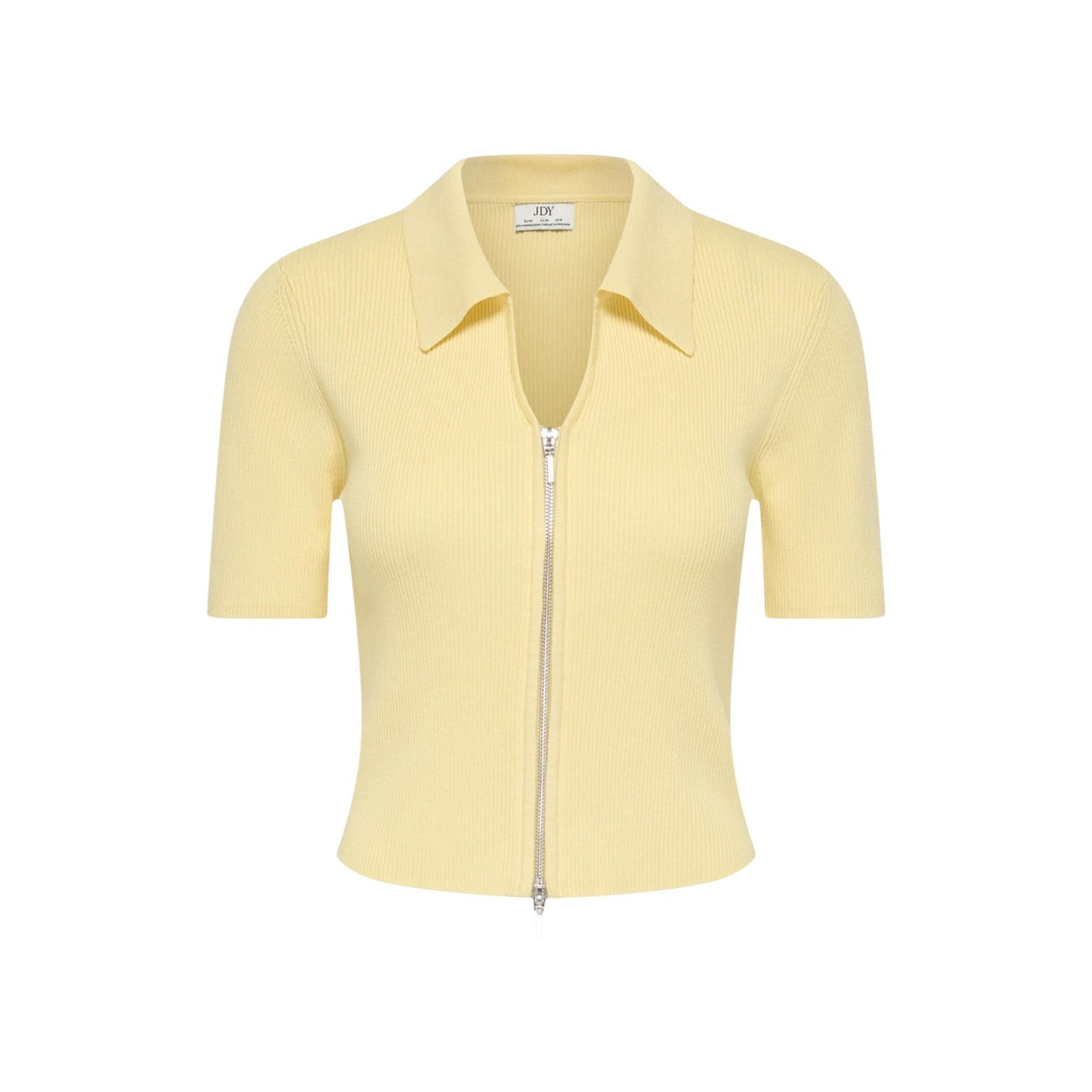 517455 Jacqueline De Yong Cardigan Giallo Maniche Corte Donna