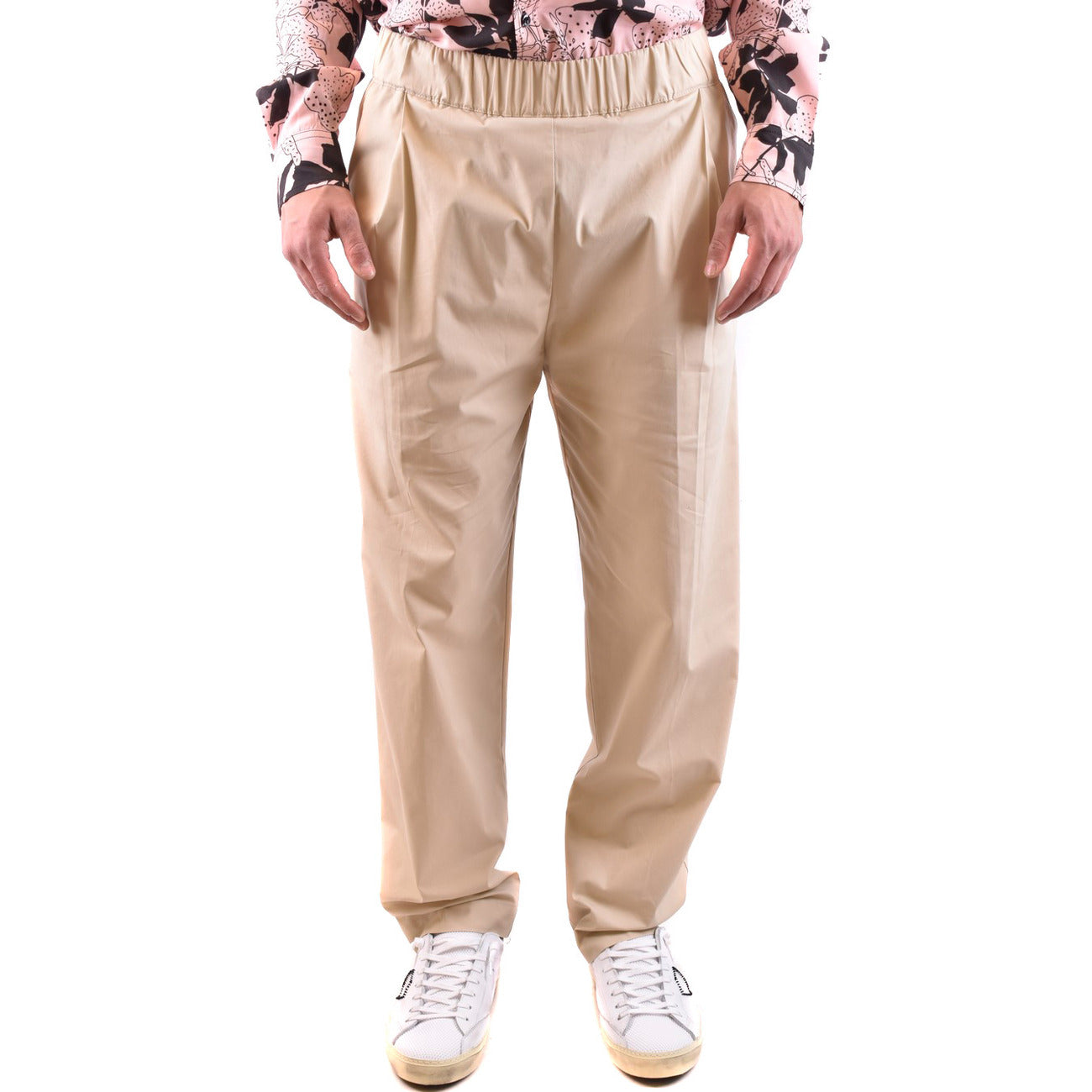 2444885 Laneus Pantaloni Beige Cotone Uomo