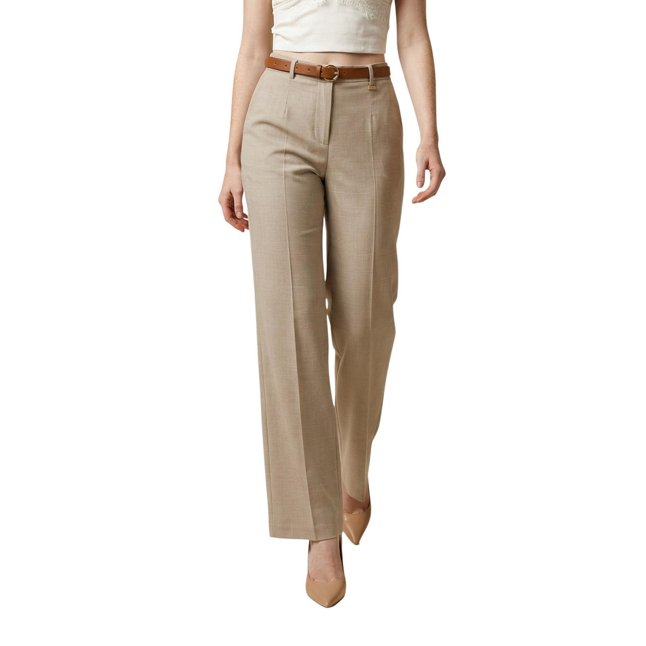 514483 Artigli Pantaloni Beige Donna Primavera/Estate