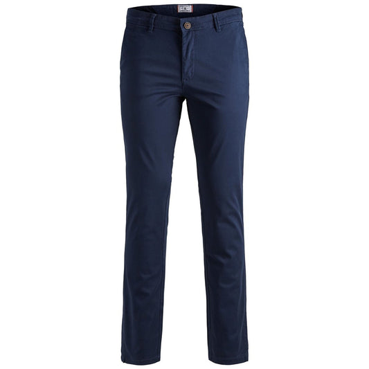 353503 Jack & Jones Pantaloni Blu Cotone Uomo