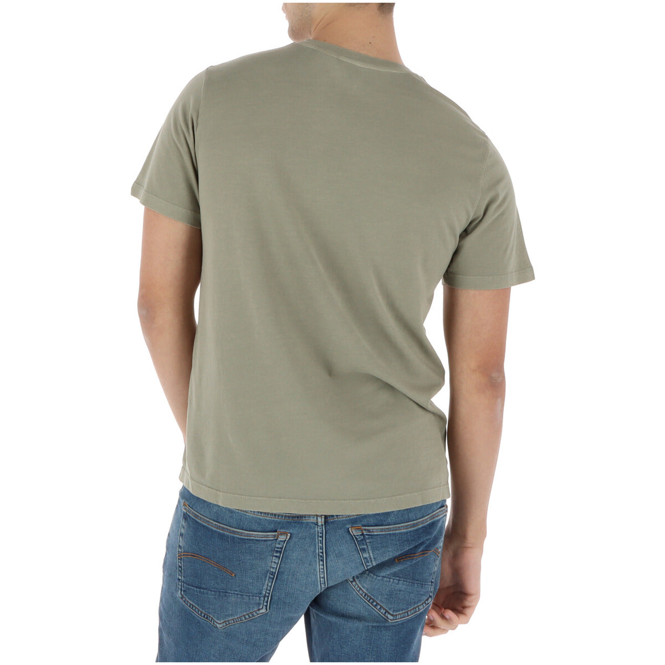 2456744 Superdry T-Shirt Verde Uomo