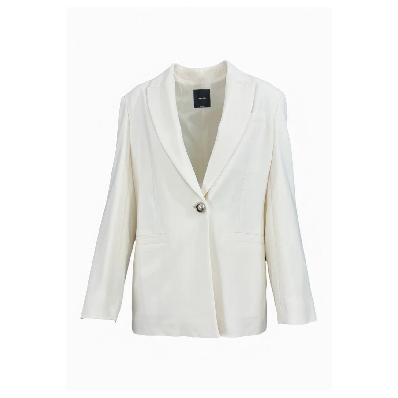 2442737 Pinko Giacca Bianca Donna Viscosa 96% Elastan 4%