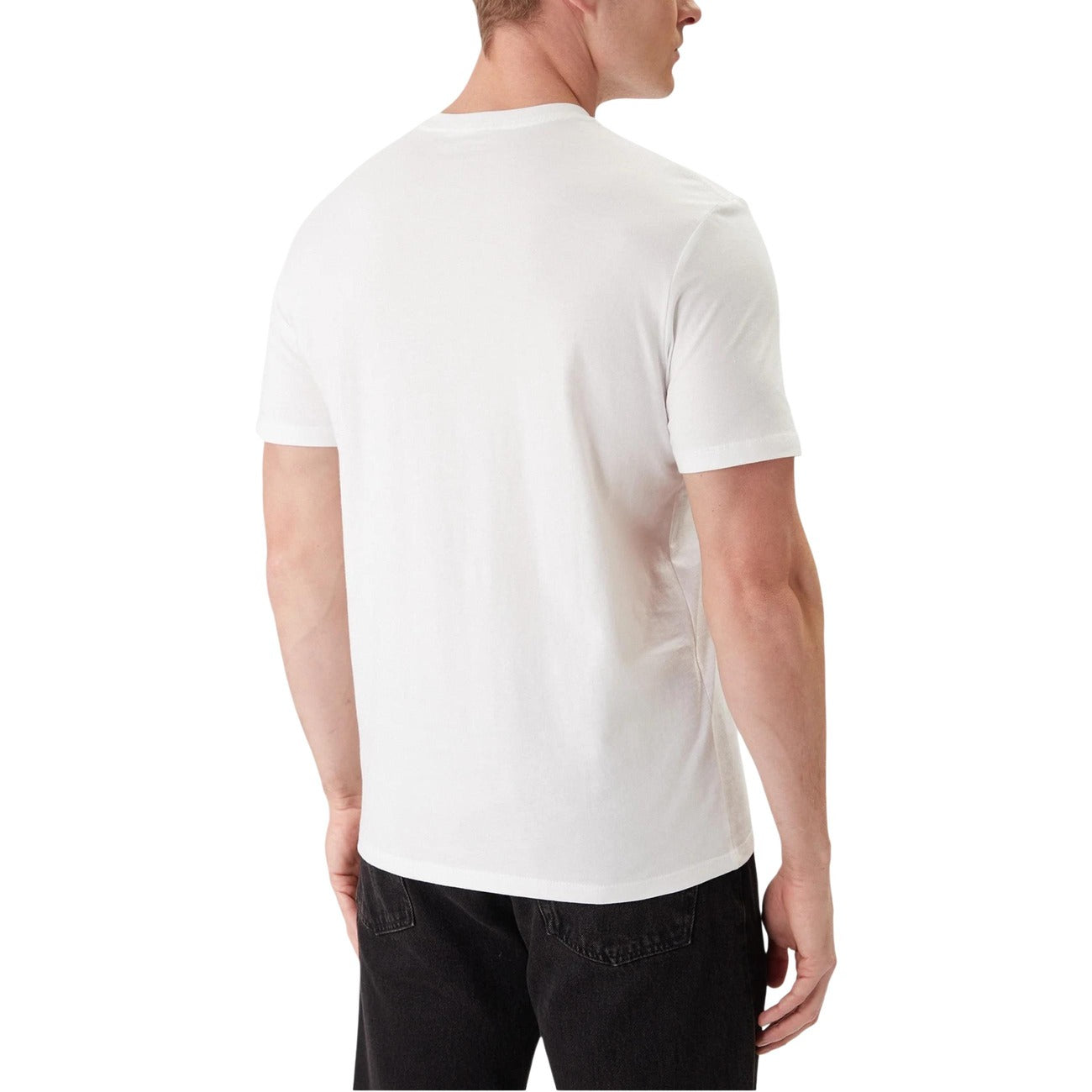 2452424 Calvin Klein Jeans T-Shirt Bianca 100% Cotone Uomo