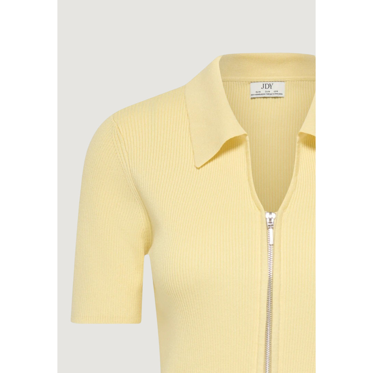 517455 Jacqueline De Yong Cardigan Giallo Maniche Corte Donna