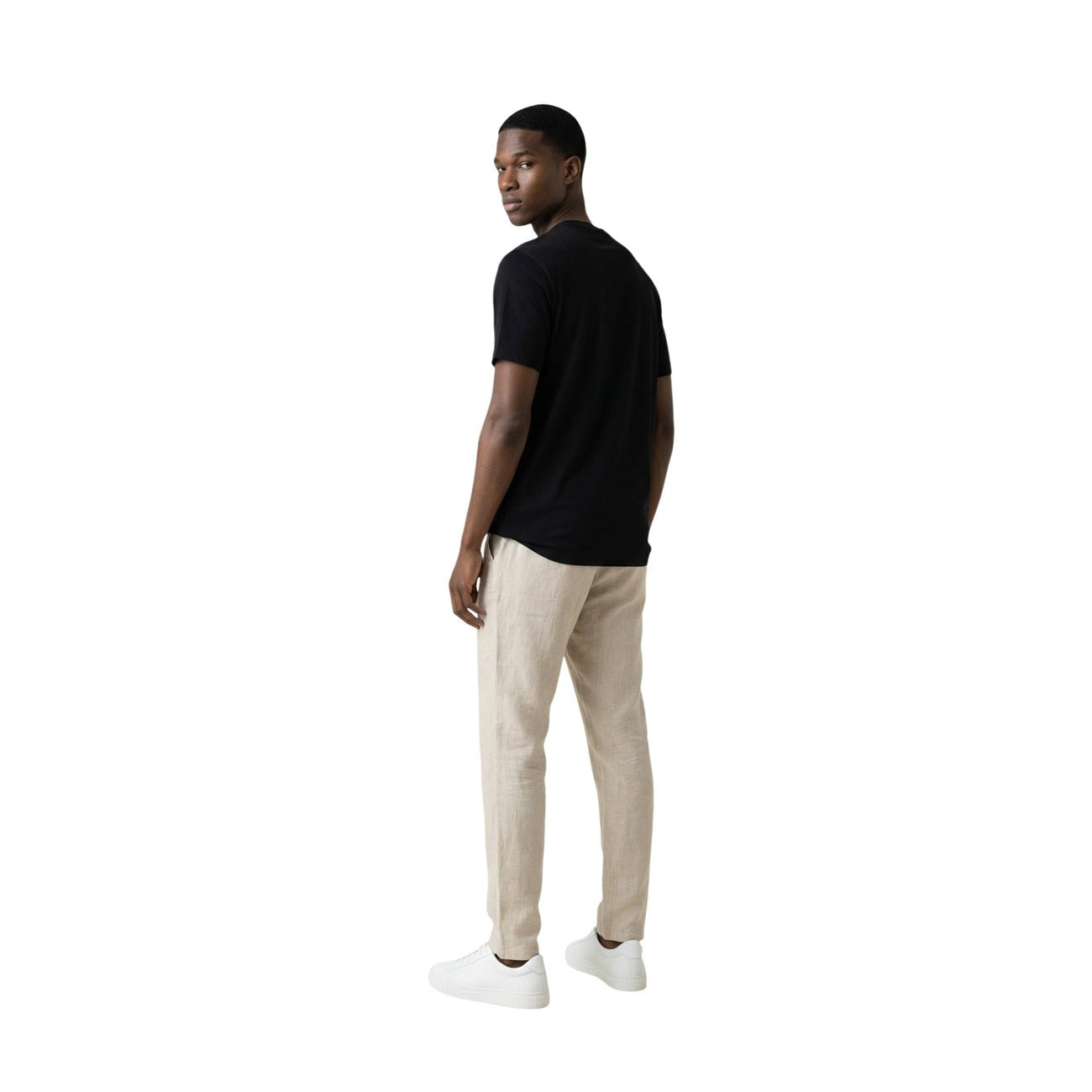 2455569 Gianni Lupo T-Shirt Nera Uomo