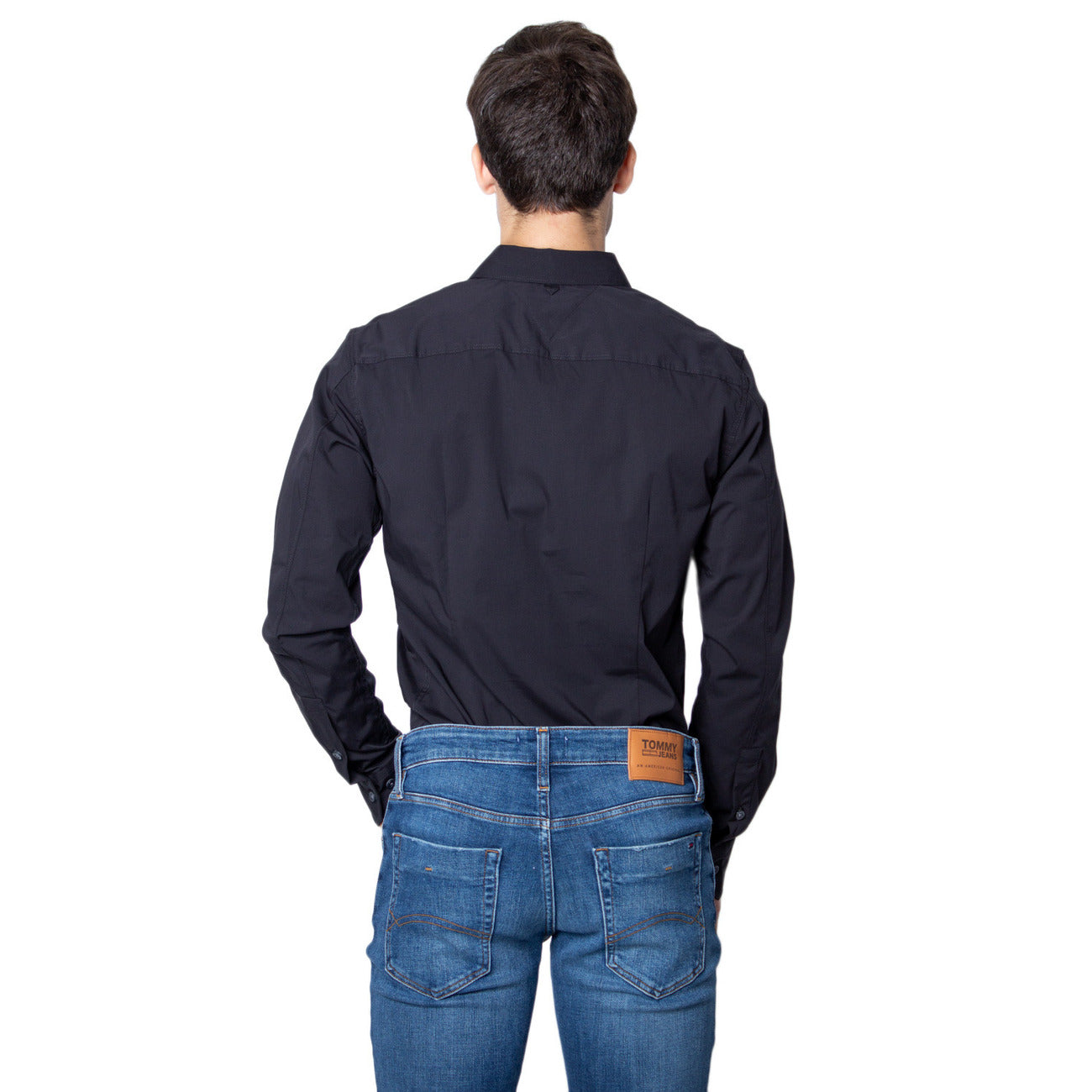 168591 Tommy Hilfiger Camicia Nera Uomo