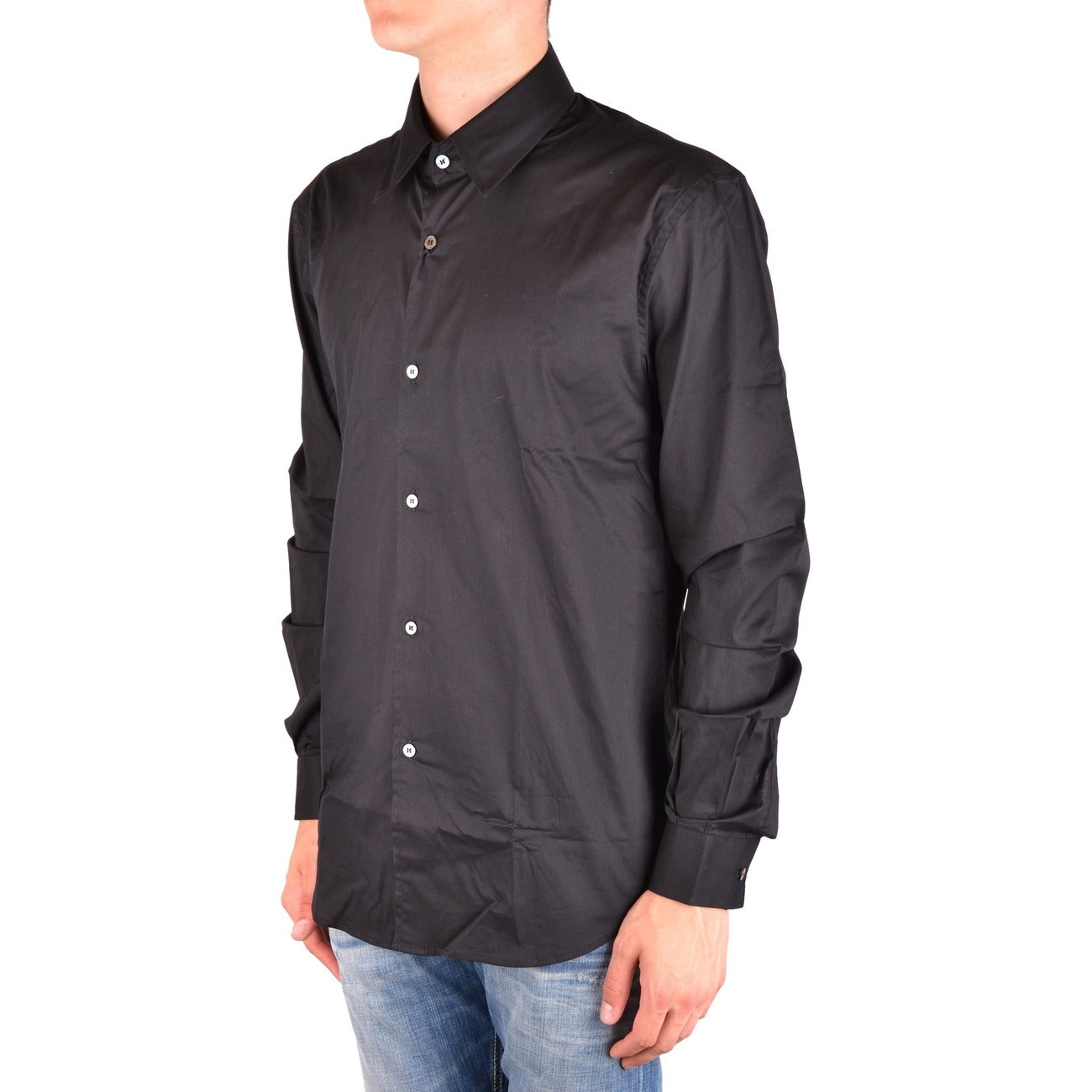2450985 Costume National Camicia Nero Uomo