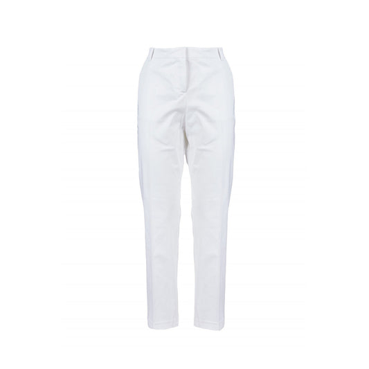 2425054 Pinko Pantaloni Bianchi Donna Cotone 97% Tasche