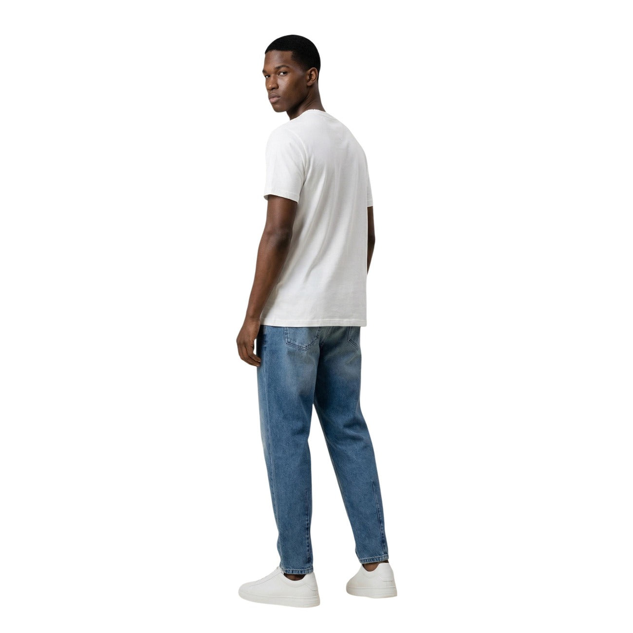2453276 Tommy Hilfiger Jeans T-Shirt Bianca Uomo