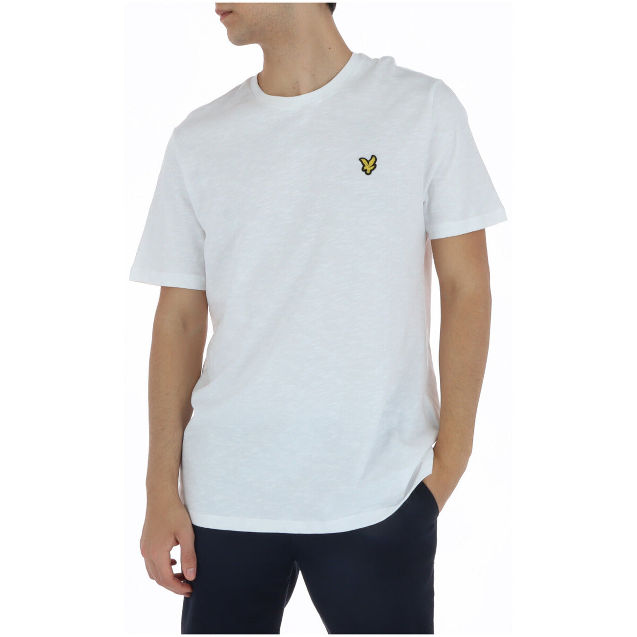 2217253 Lyle & Scott T-Shirt Bianco Stampa Uomo