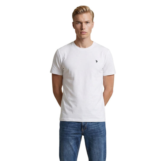 2460605 U.S. Polo Assn. T-Shirt Bianca Uomo