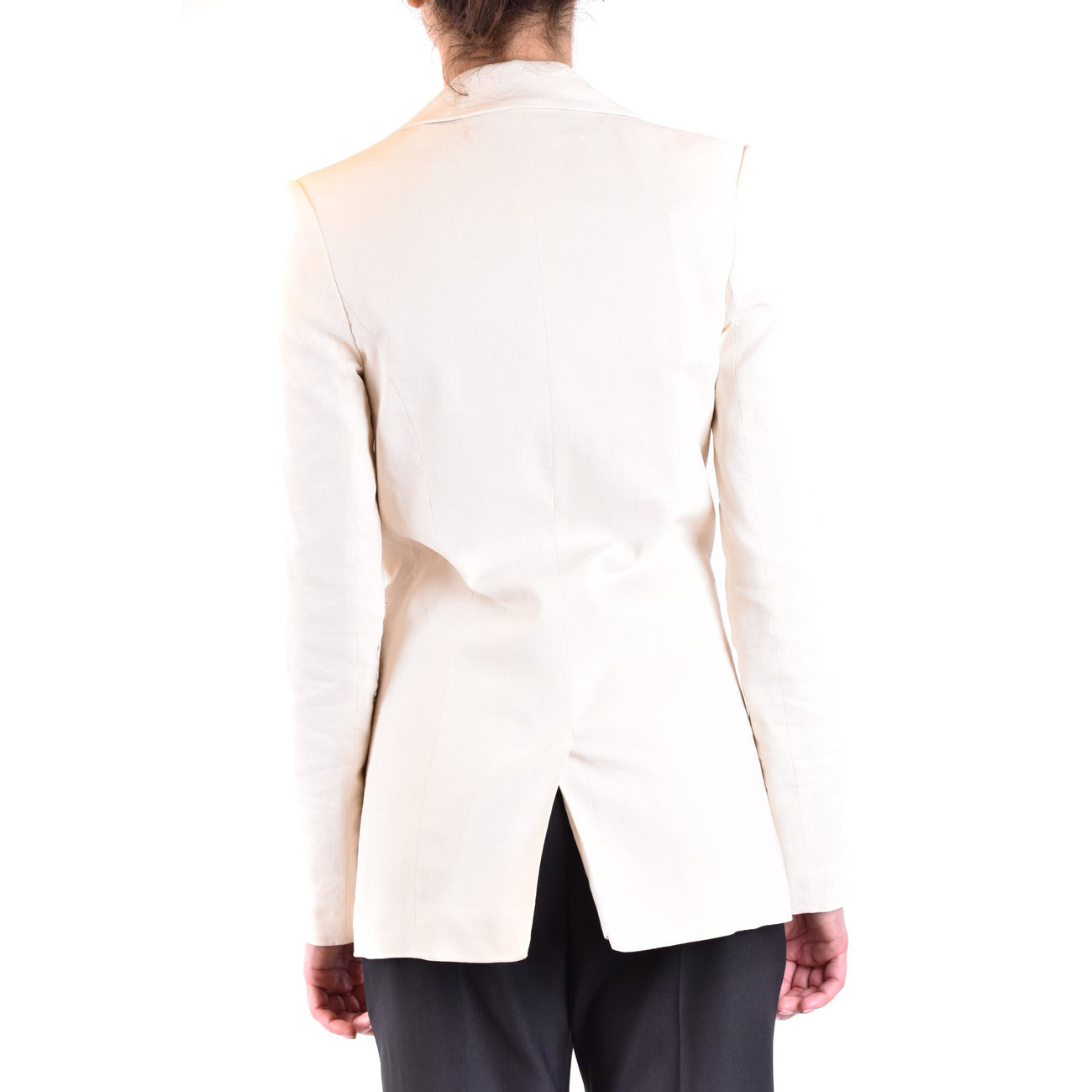 2423064 Pinko Giacca Beige Donna Lino 59% Viscosa 38% Elastan 3%