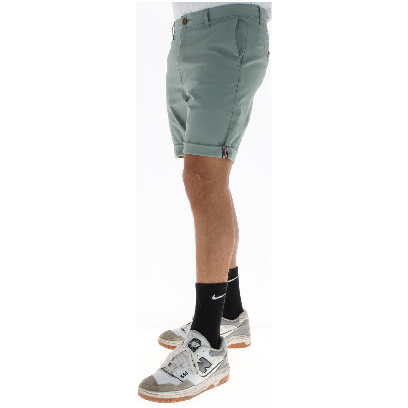 2461520 Superdry Bermuda Verde Zip Tasche Uomo