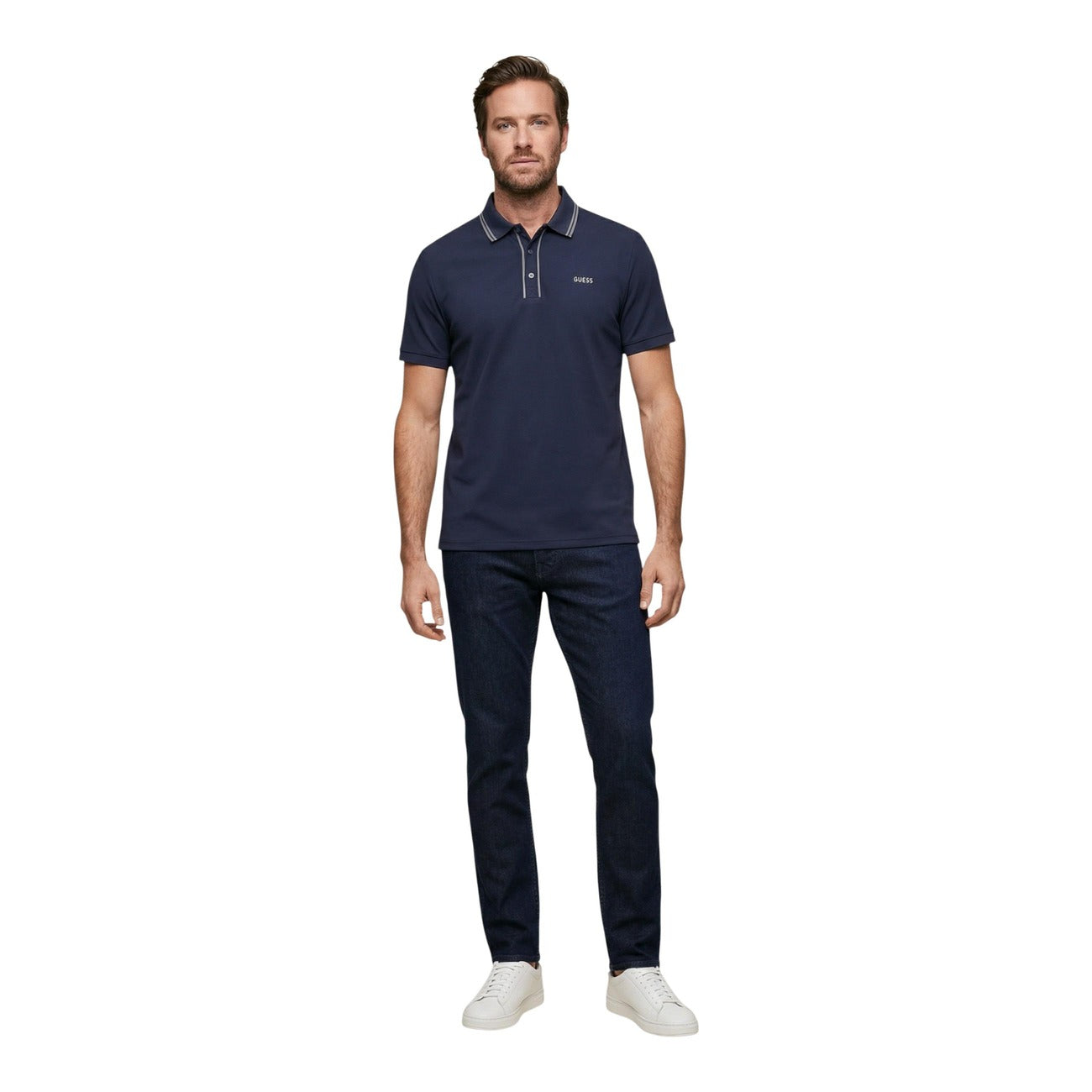 2451366 Guess Polo Blu Uomo
