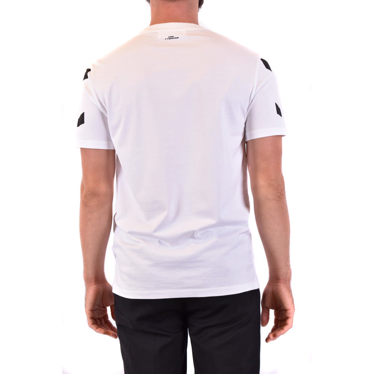 2431163 Neil Barrett T-shirt Bianca Stampa Uomo