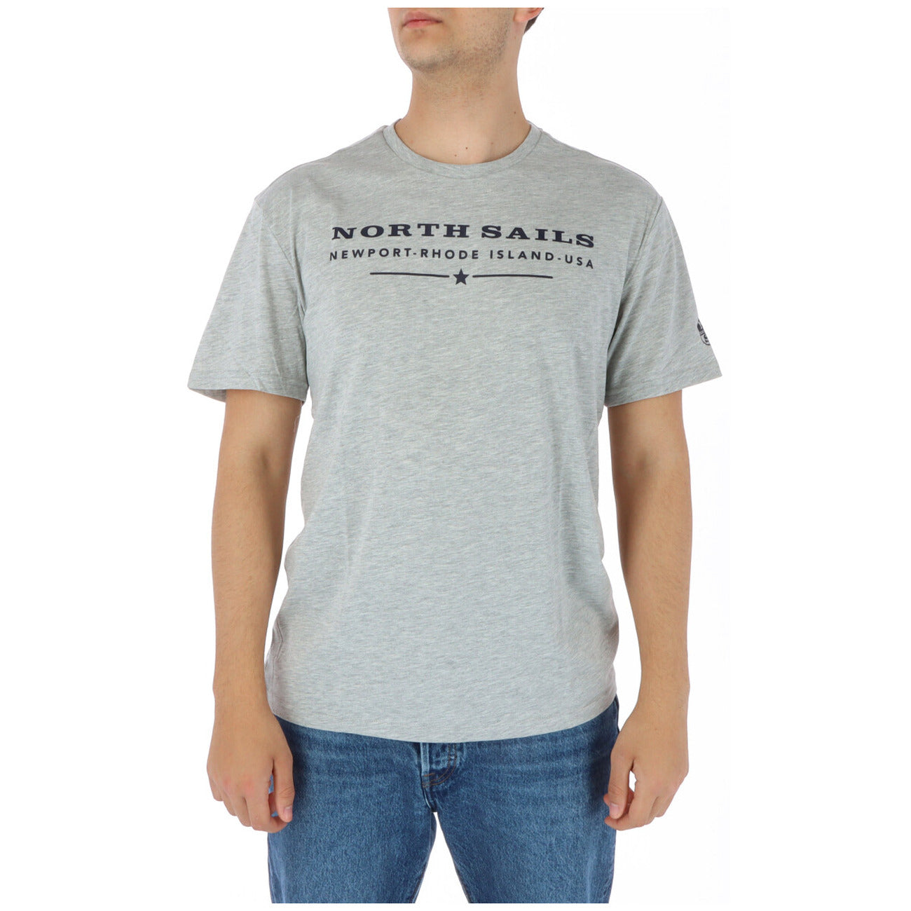 423939 North Sails T-Shirt Grigio Monocromo Uomo